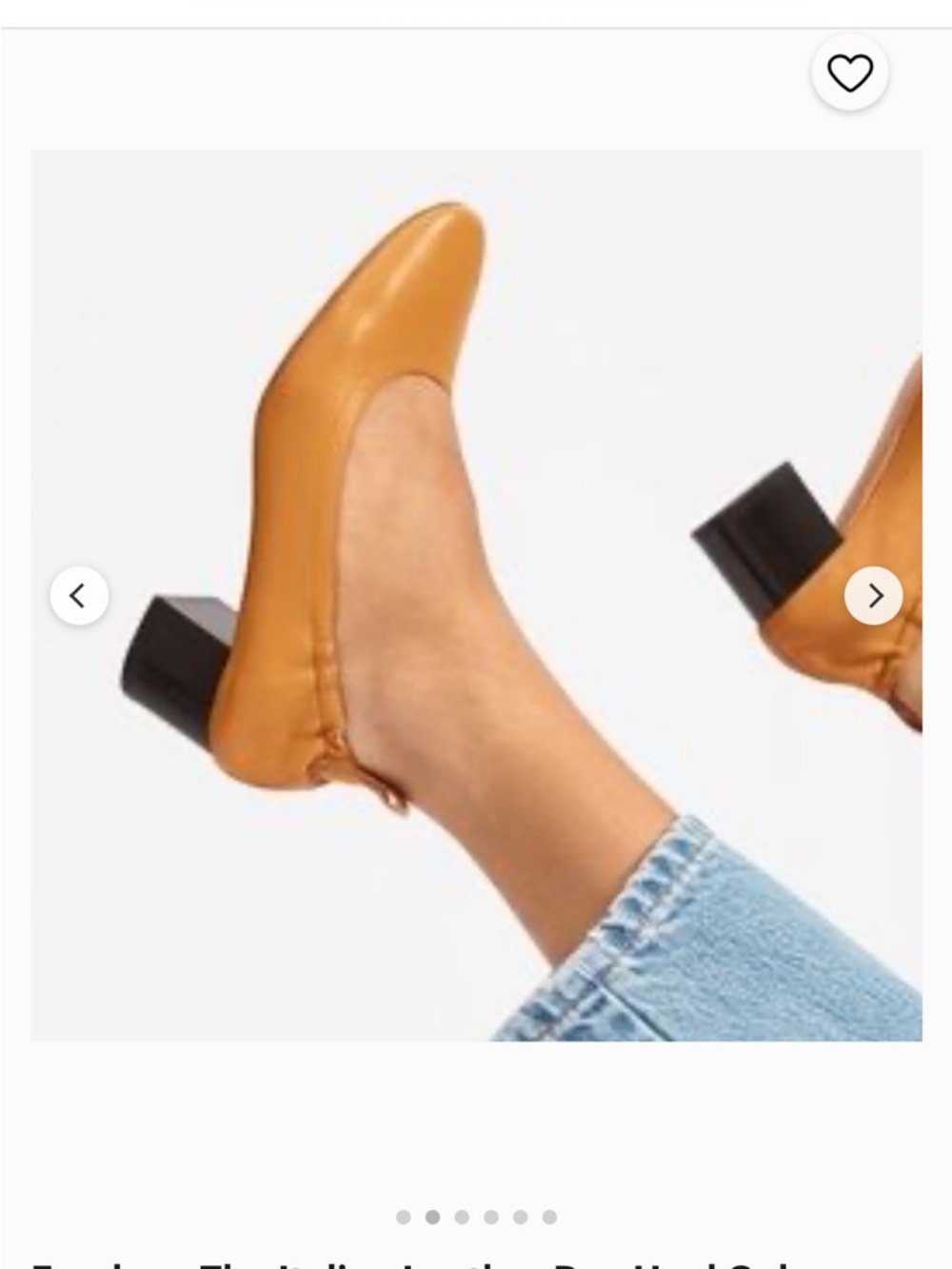 Everlane Women's Ballet Flats in Light Tan Leather 11 (10us) - Picture 1 of 3